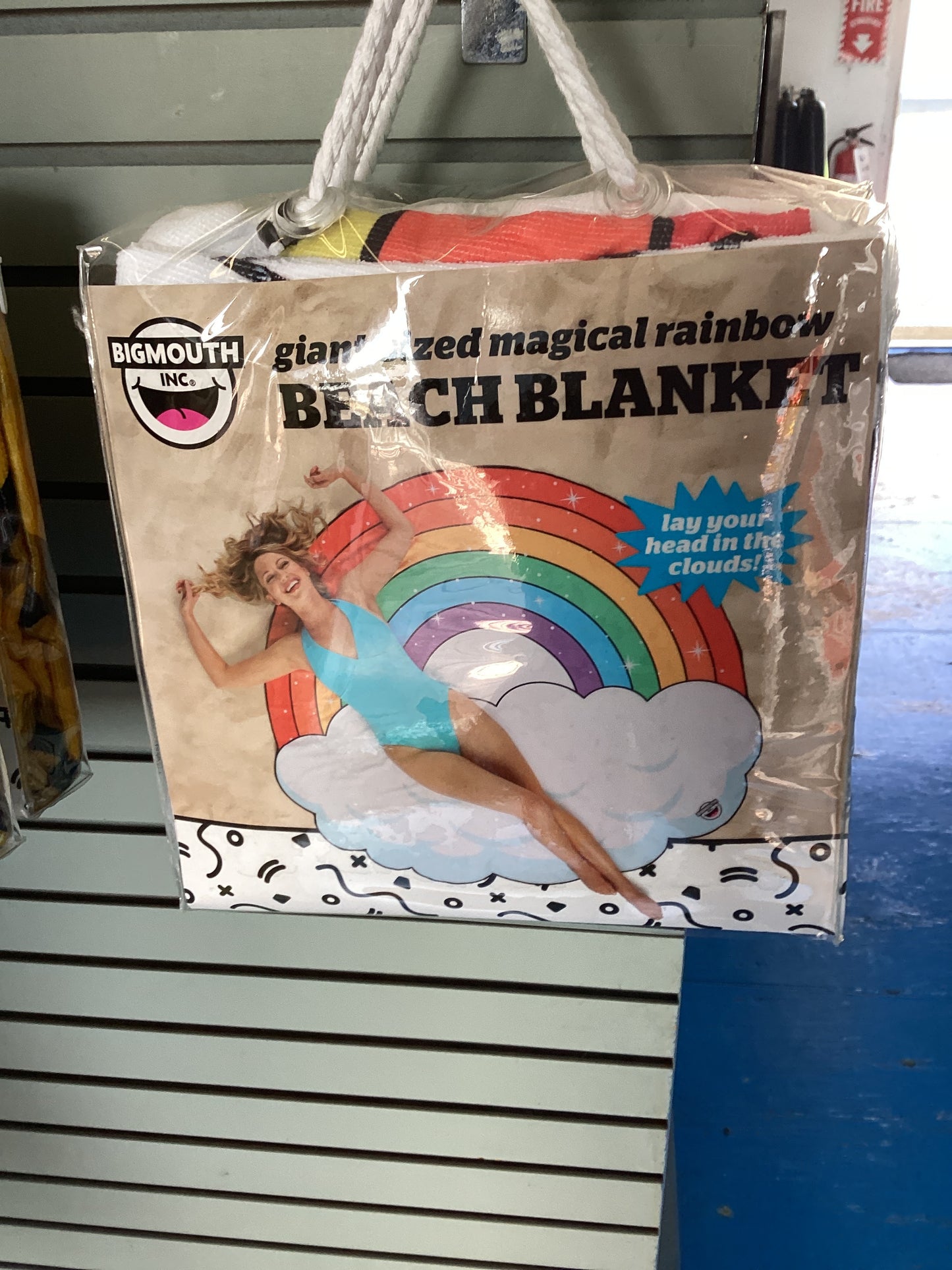 Giant-Sized Magical Rainbow Beach Blanket