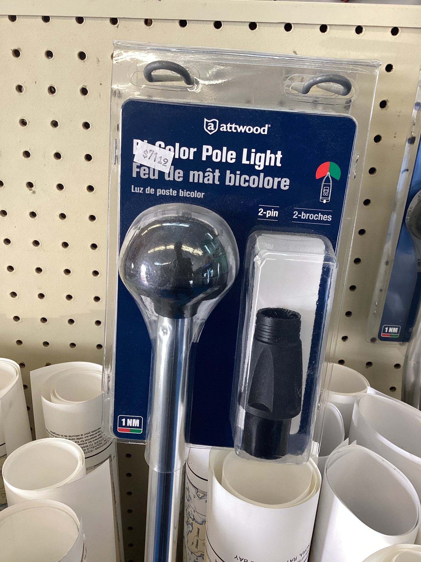 Bi colour pole light