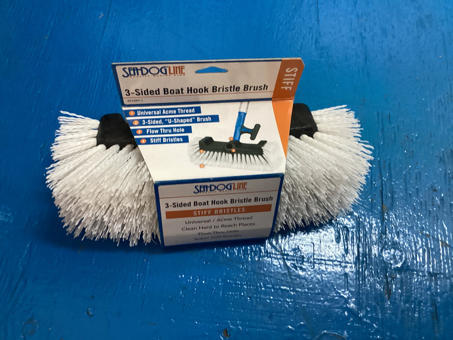 Seadog 3-sided Boat Hook Bristle Brush