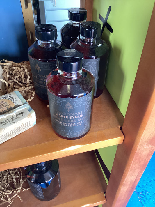 Whiskey Barrel Aged Maple Syrup