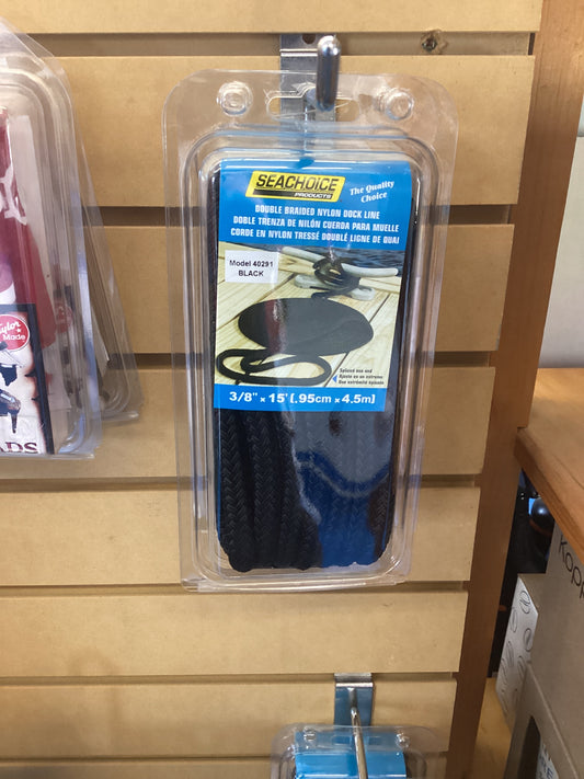 Double Braided Nylon Dock Line 3/8 x 15
