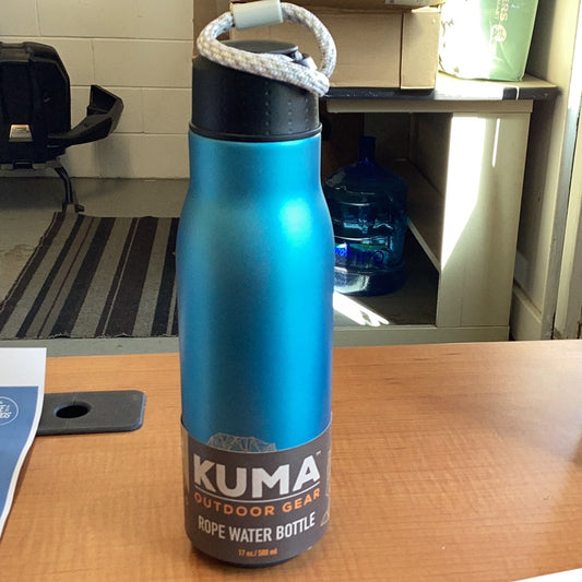 Kuma Rope Water Bottle- Blue