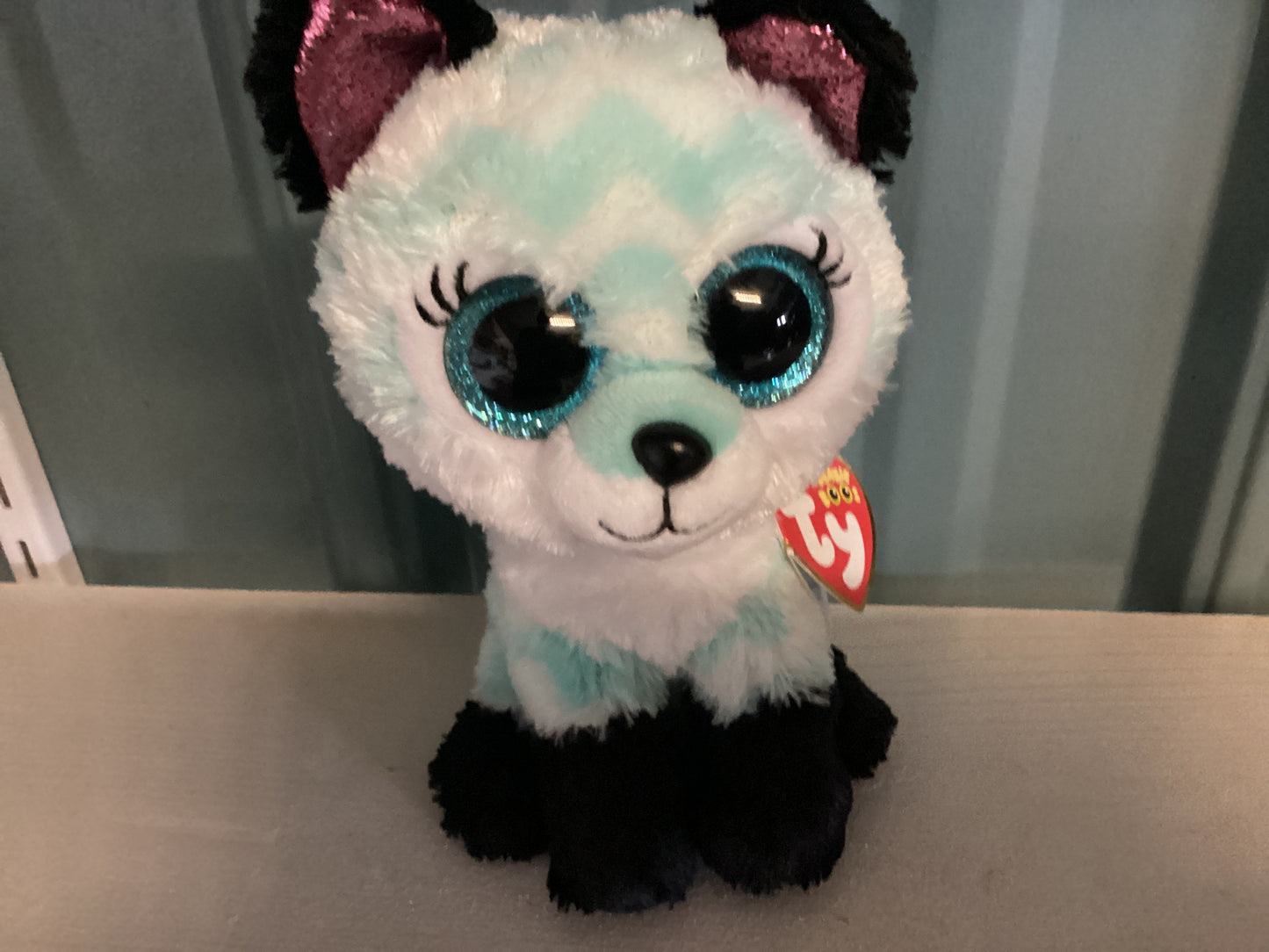 Ty Beanie Babie - Aqua Fox Reg